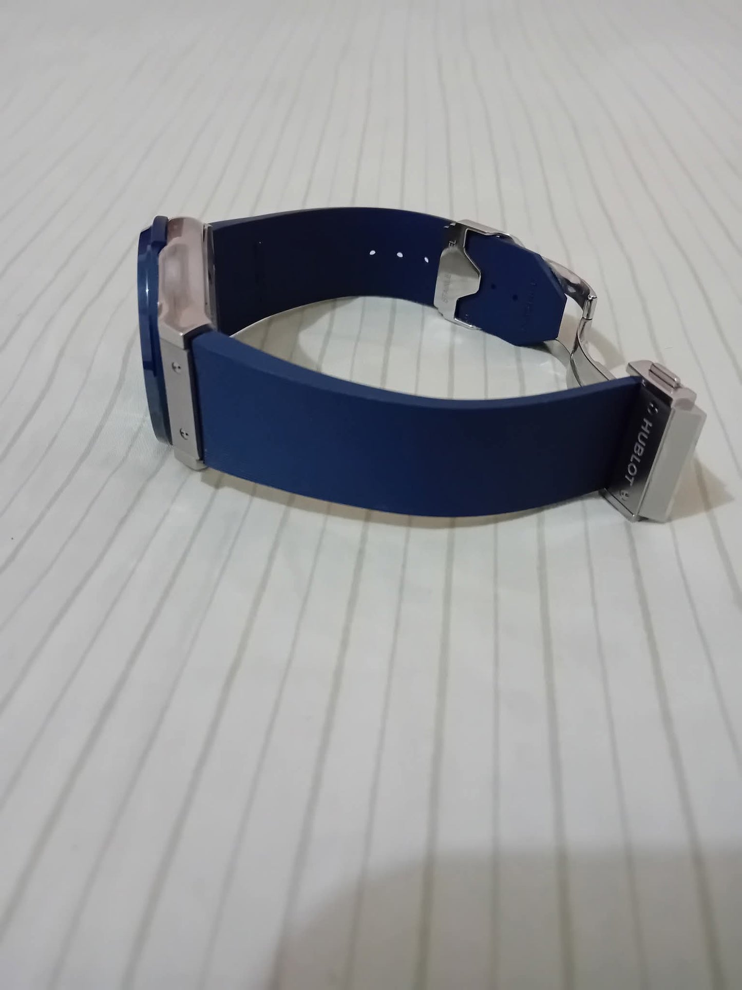 Hublot Quartz Classic Fusion Titanium 45mm – Blue & Black WATCH  WITH BOX