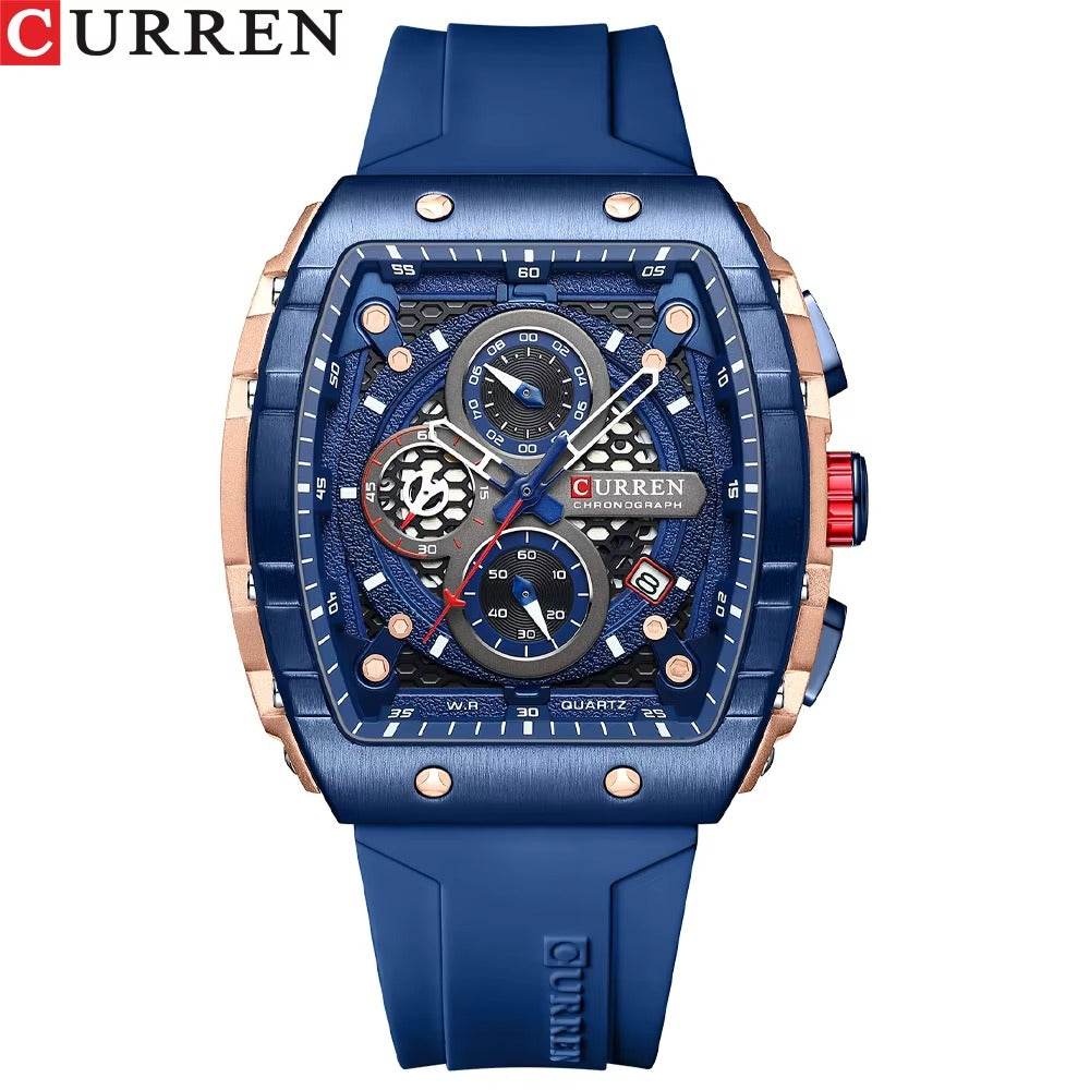 NEW 2025 CURREN Men’s Waterproof luxury Chronograph Wristwatch